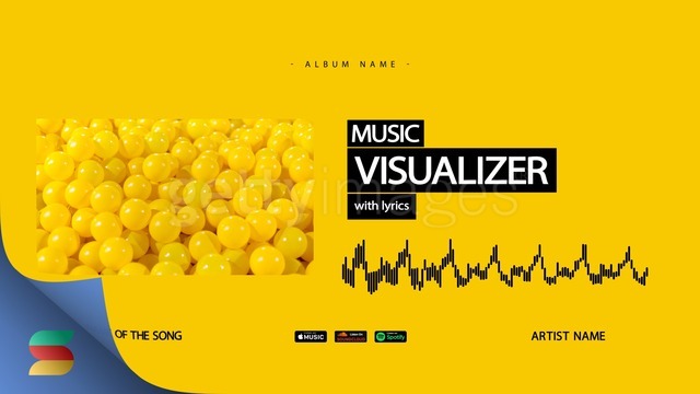 Audio Visualizer Yellow 에프터이펙트 동영상 (TI200070) - 게티이미지뱅크