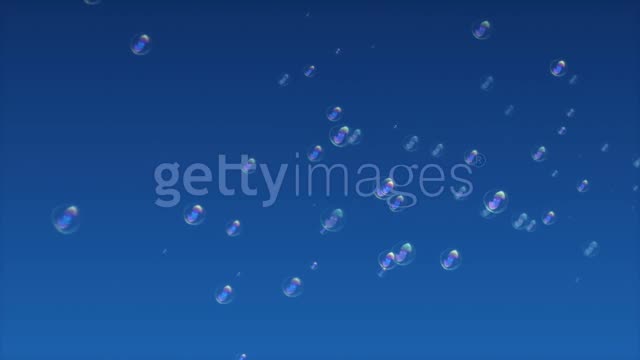 Perfect loop of animated soap bubbles flying through the air& watch ...