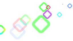 Square Coloranimation Dynamic graphic animation of random colored squares on a white ...